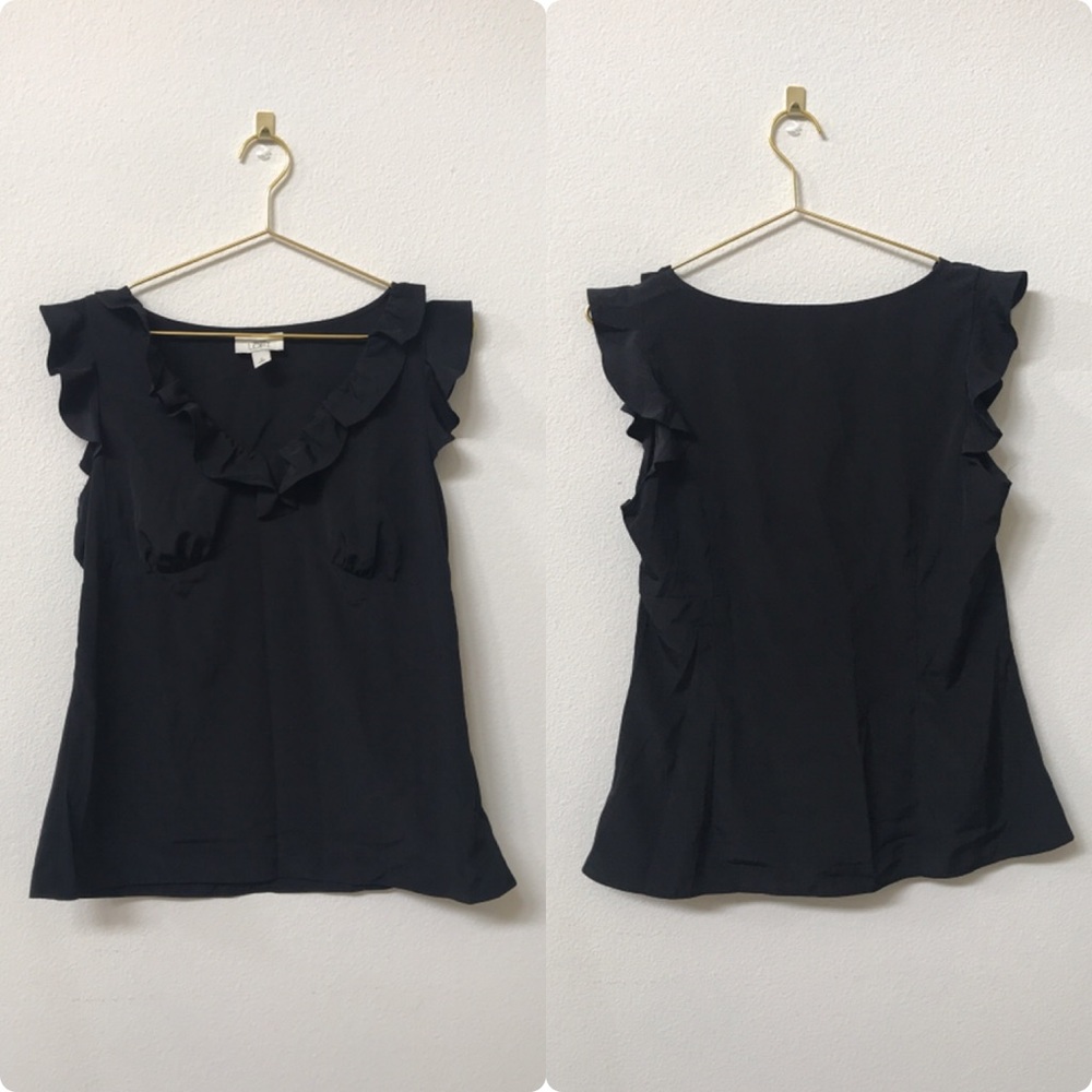 Loft ruffle blouse